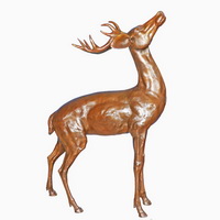 Small deer statues