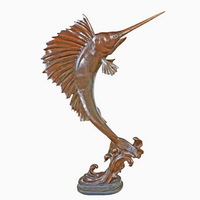 sword fish statue