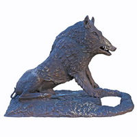 Wild boar statue
