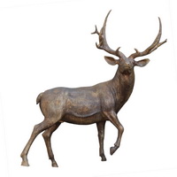 Bronze stag