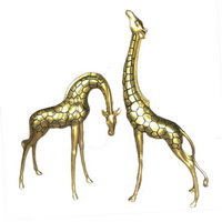 Bronze giraffe