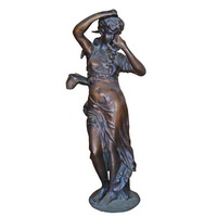 Bronze female statues