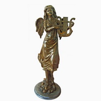 Metal angel statue
