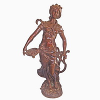 Bronze figure sculpture