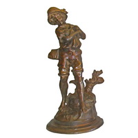Small bronze statue