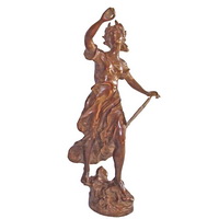 Art deco bronze figurines