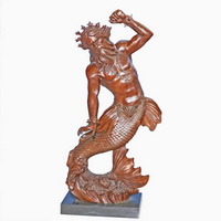 Poseidon statue bronze