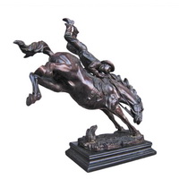 Horse training statue