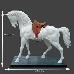 life size plastic horse