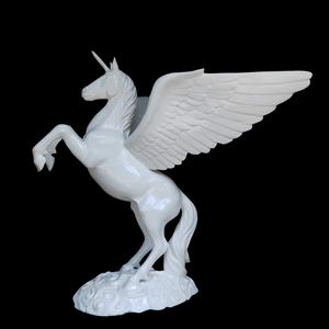 flying unicorn statue