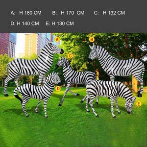 Zebra statues