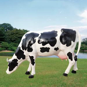 Life size cow statues