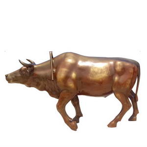 Large bull statues