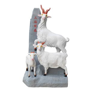 Fengshui goat statues