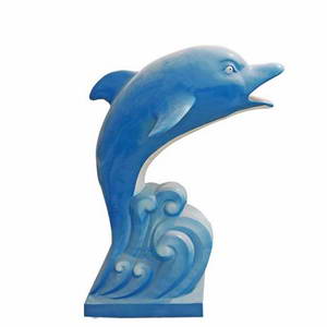 dolphin fountain statue