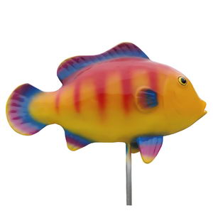 large size painted fish statue
