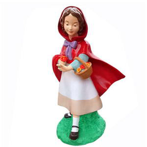 Little red riding hood statue