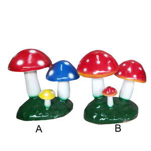 mushroom garden sculpture