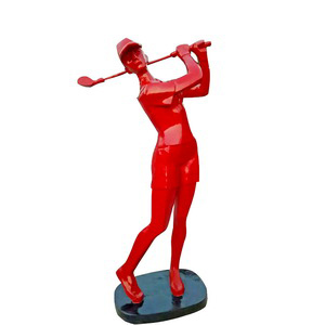 fiberglass golf statue