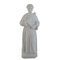 marble St Francis statue