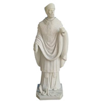 Marble Saint patrick statue