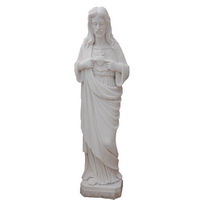 marble Sacred heart of Jesus statue