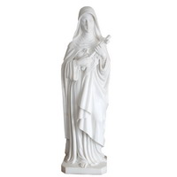 Marble saint Teresa statue