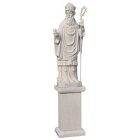 Marble saint Patrick statue