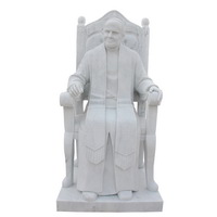 marble pope John Paul ii statue