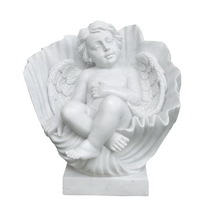 marble baby angel statue