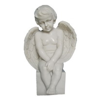 marble small angel figurines