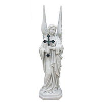 Tall marble angel statues