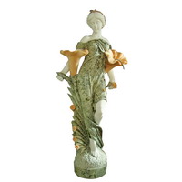 Green marble statue