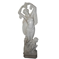 mother and child garden statue