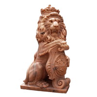 marble lion king statue