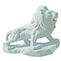 Lions garden statue