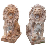 marble Sitting lion statue