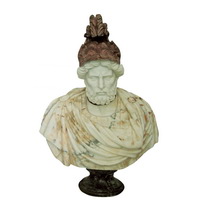 Greek marble bust statue