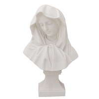 small marble bust