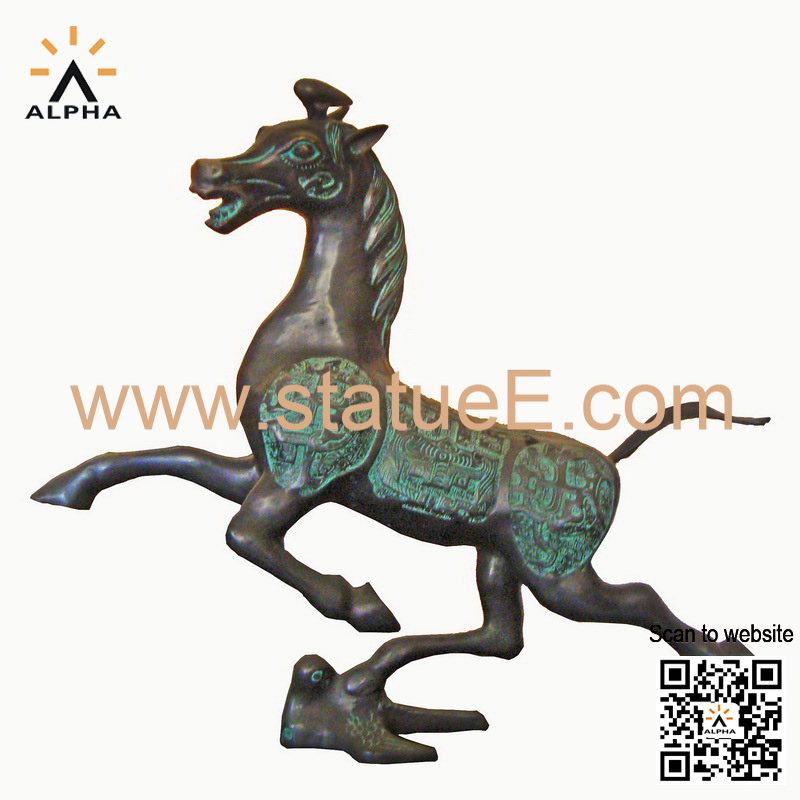 Asian horse statue