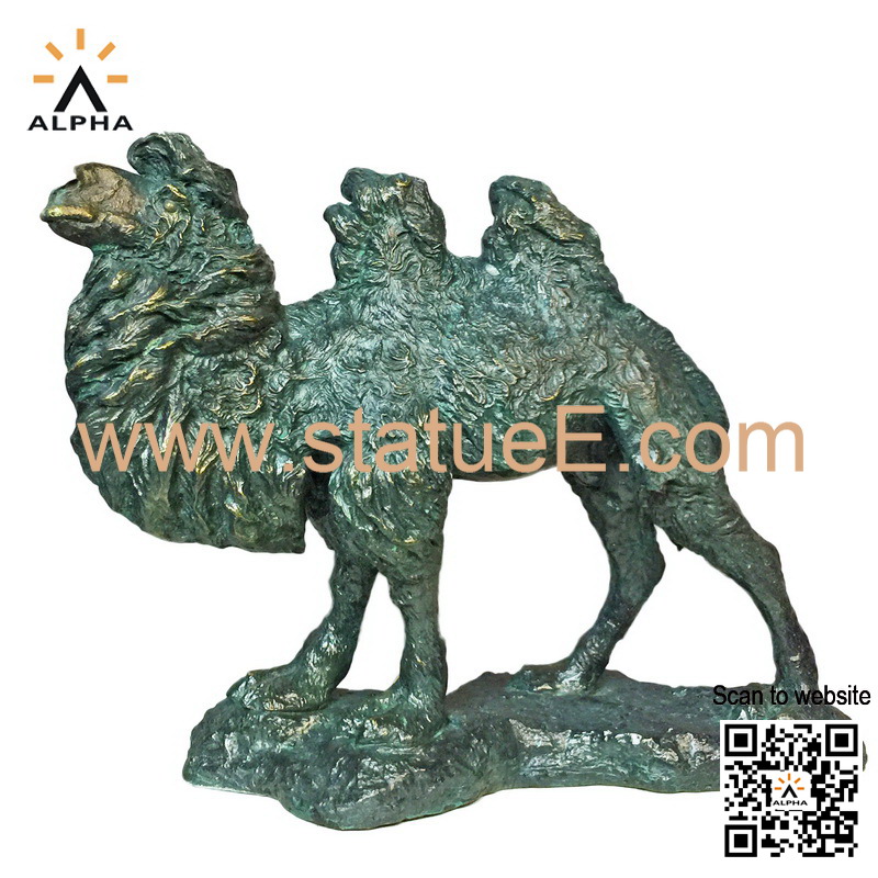 bronze camel figurine