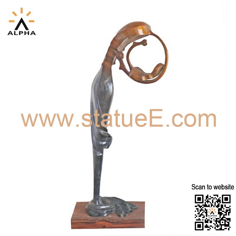 Contemporary bronze sculpture