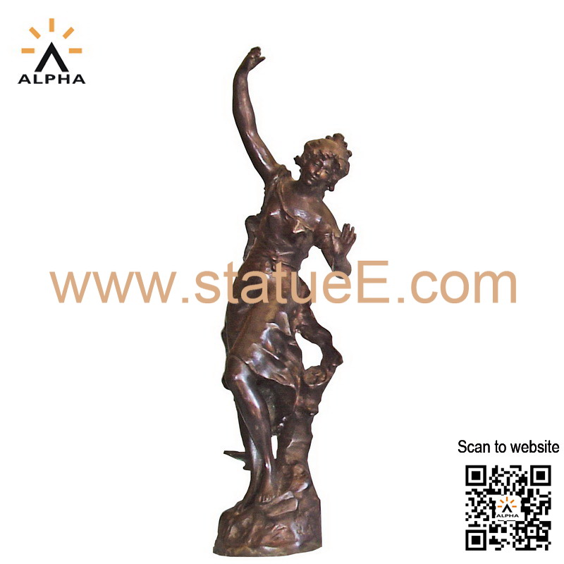 Table top size bronze figurines