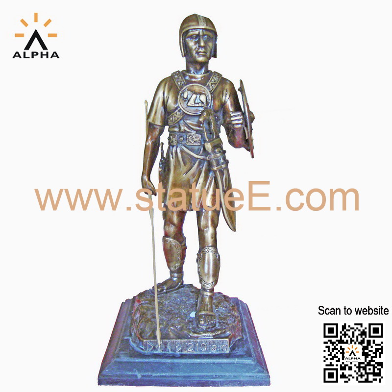 roman warrior statue