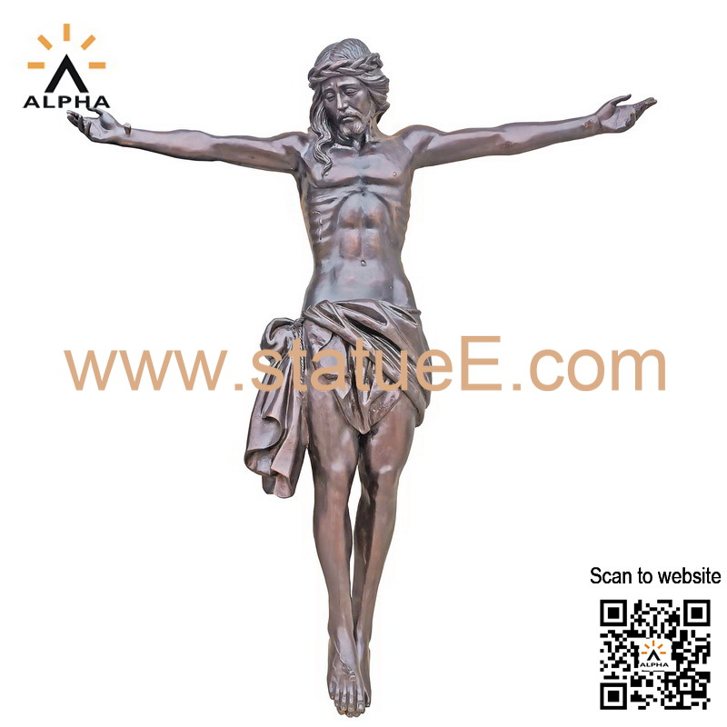 Bronze Jesus Crucifix statue