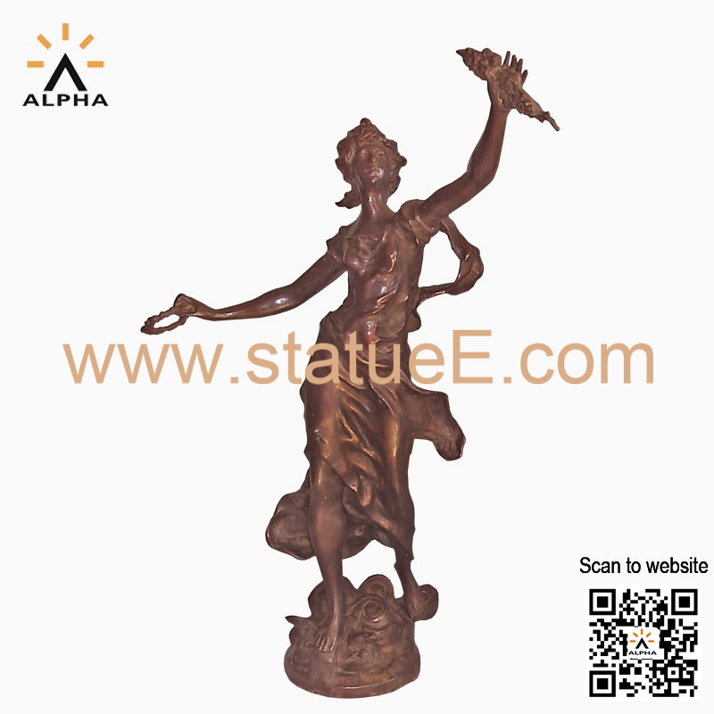 Art deco bronze figures for sale