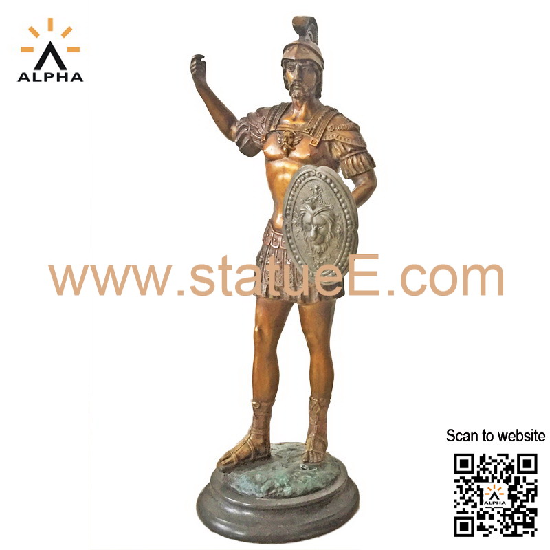 Bronze Roman warrior