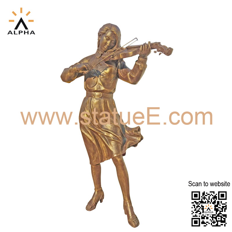 Fiberglass music statues