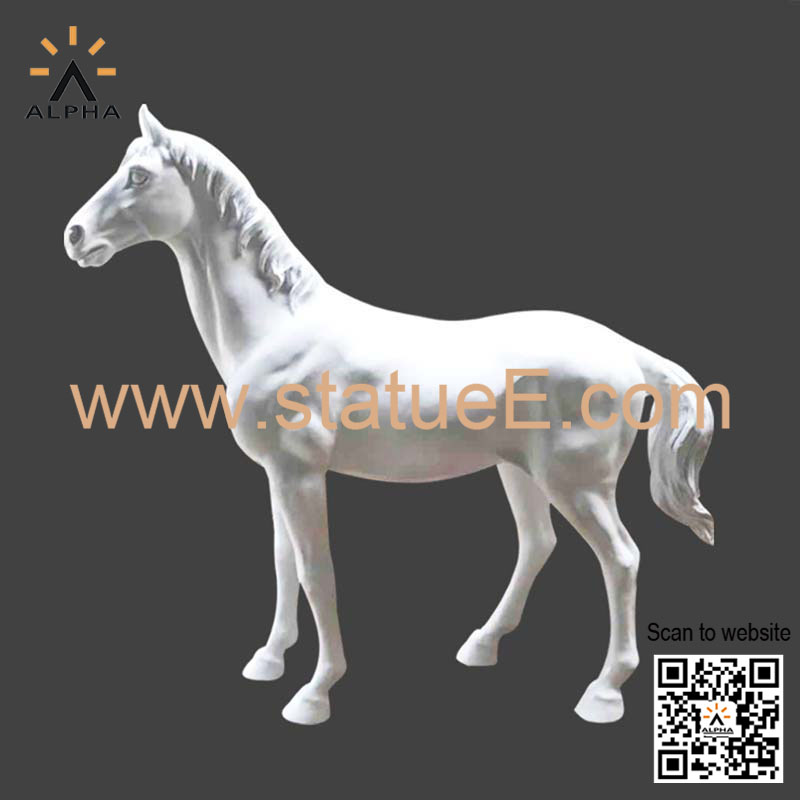plastic horse statue
