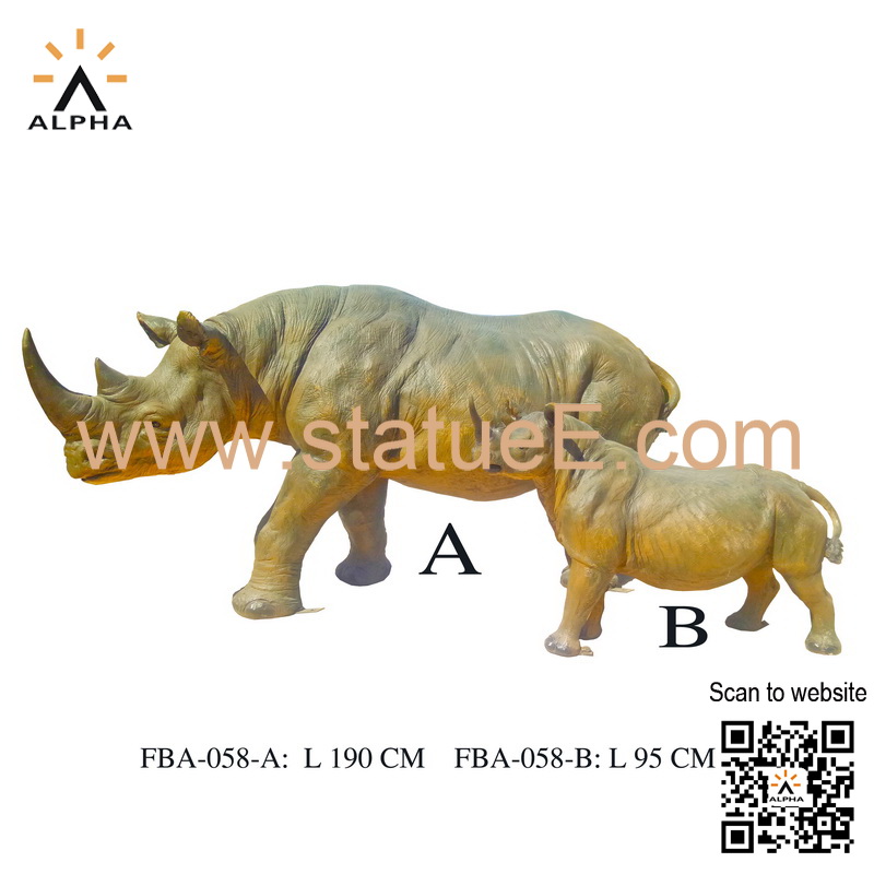 Giant Rhino statue
